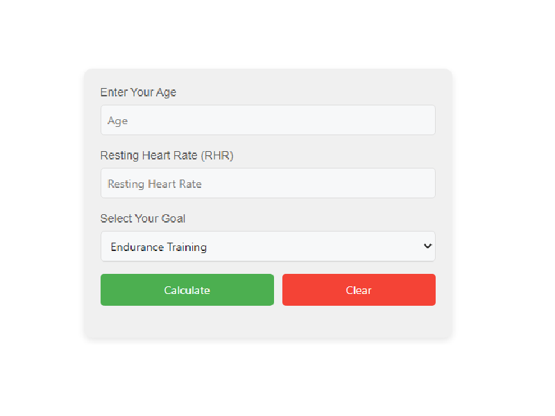 Heart Rate Zone Calculator Online