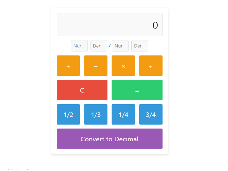 Fraction Calculator Online